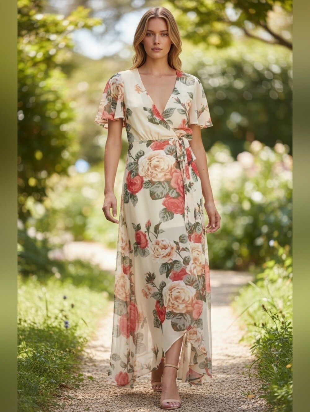 SHOW ME YOUR MUMU Sophia Floral Wrap Dress